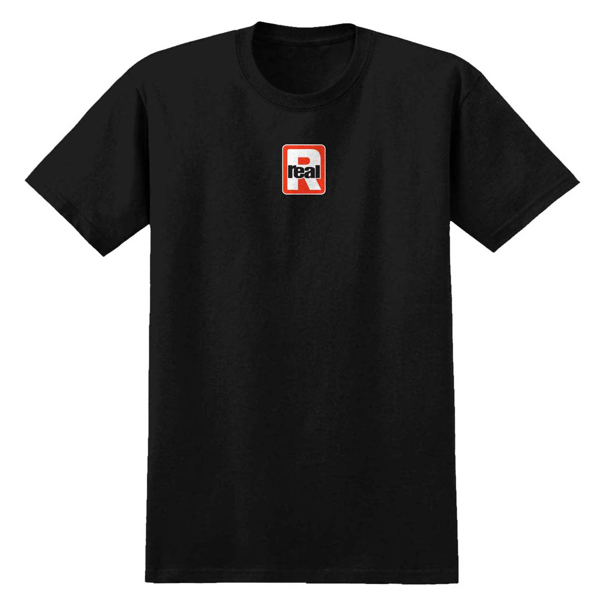 Real Radiused T-Shirt - Black/Red/White/Black Print – CCS