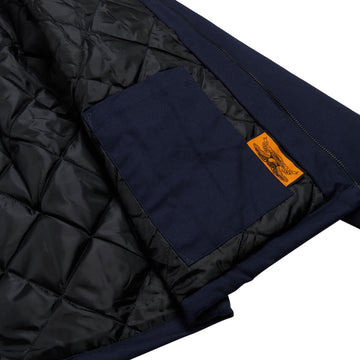Anti-Hero Basic Eagle Stash Jacket - Navy/Orange Embroidery