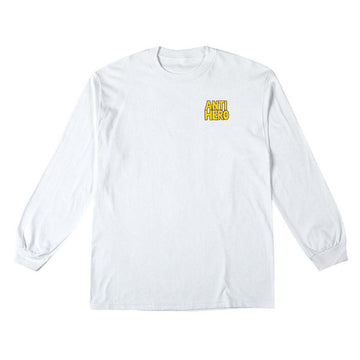 Anti-Hero Raney First Long Sleeve T-Shirt - White/Multi Color Print