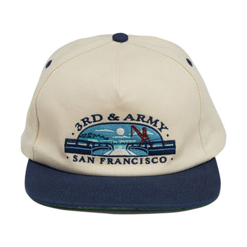 Real 3rd & Army Hat - Natural/Navy
