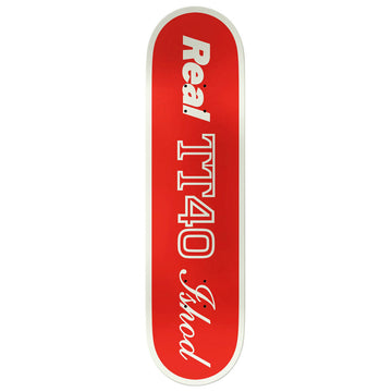 Real Ishod Shape Code Twin Tail Skateboard Deck - Red - 8.50