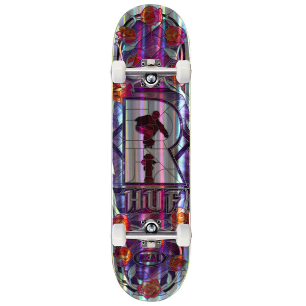Real Huf Holographic Cathedral Skateboard Complete - 8.25
