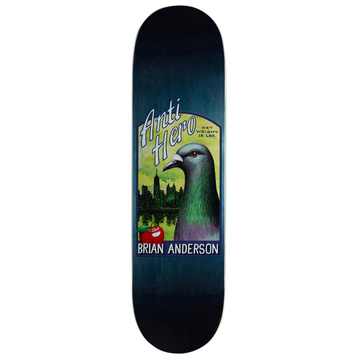 Anti-Hero B.A. Homers Skateboard Deck - Blue - 8.62