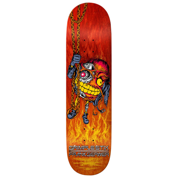 Anti-Hero DBX Gerwer Griplestix Grimplenator Skateboard Deck - Red