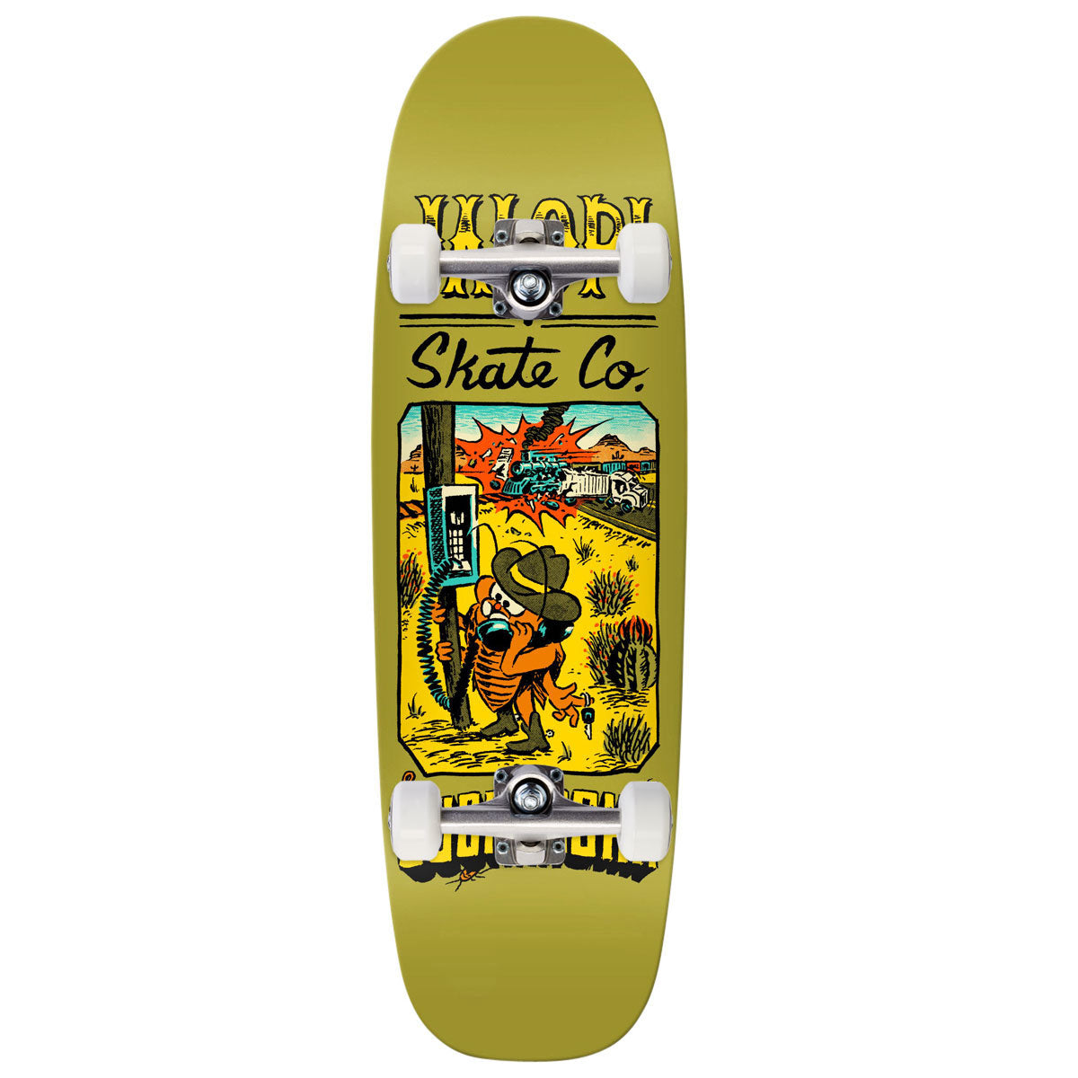 Anti-Hero Team Jalopi Cucaracha Skateboard Complete - Brown - 9.69