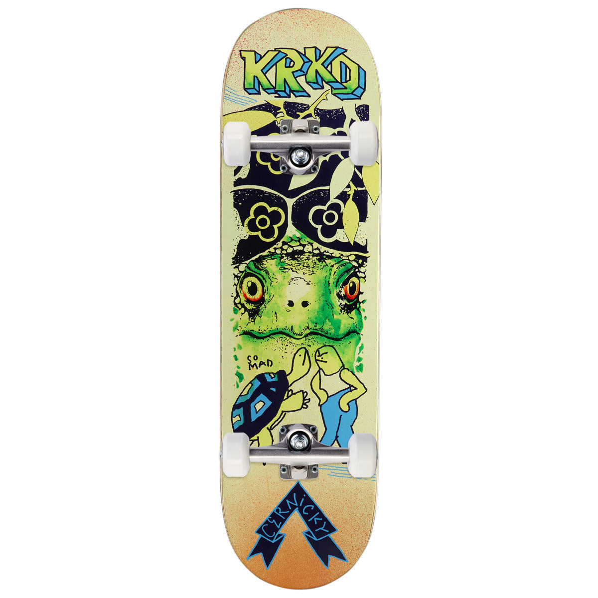 Krooked Cernicky Mad Turtle True Fit Skateboard Complete - 8.50