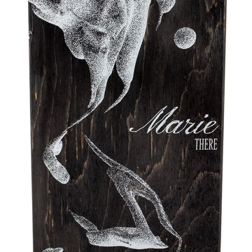 There Marie Delivery Skateboard Deck - Black - 8.12