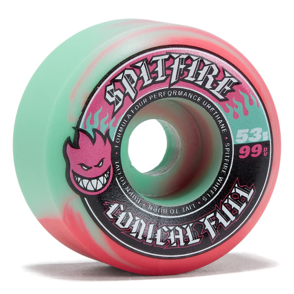 Spitfire F4 99 Team Color Pack Conical Full Skateboard Wheels