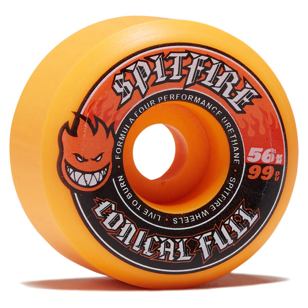 Spitfire F4 99 Team Color Pack Conical Full Skateboard Wheels