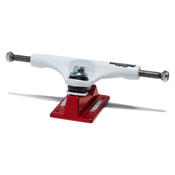 Thunder Team Flash Hollow Lights Skateboard Trucks - White/Red - 147mm