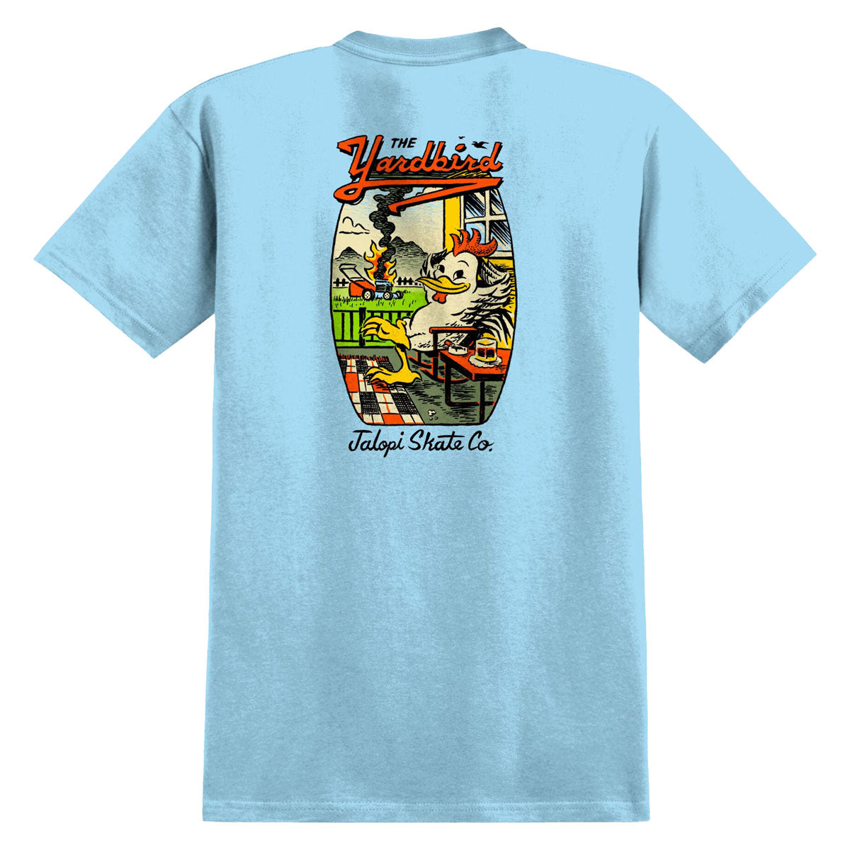 Anti-Hero Jalopi Yardbird T-Shirt - Heather Light Blue – CCS