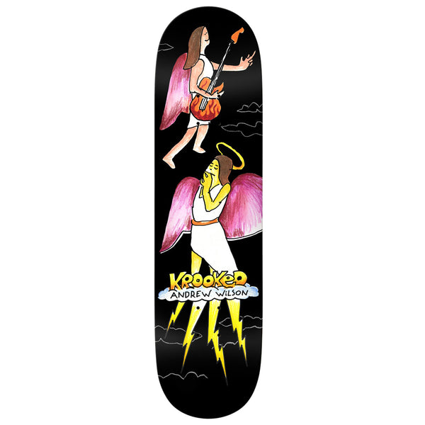 krooked デッキ twintail 8.25 Krooked Wilson Angel True Fit Skateboard Deck - 8.25