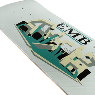 Real EMB Team Skateboard Deck - White - 8.50