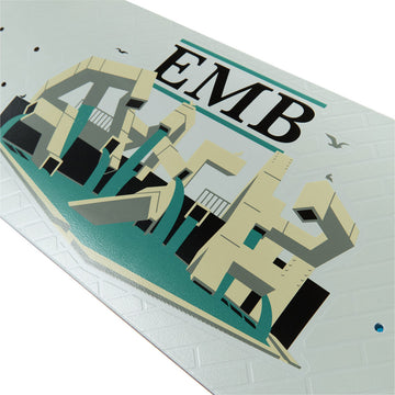 Real EMB Team Skateboard Deck - White - 8.50
