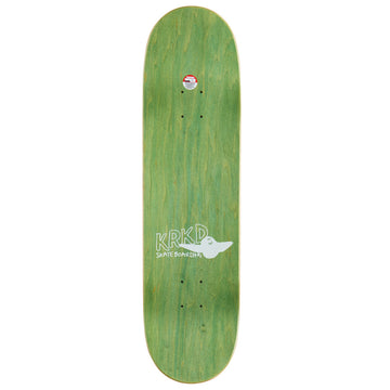 Krooked Kamo Wheel Wells Skateboard Deck - White - 8.50
