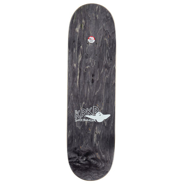 Krooked Kamo Wheel Wells Skateboard Deck - Black - 9.00
