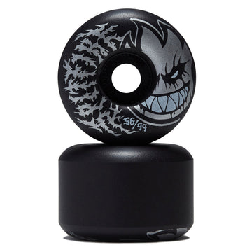 Spitfire F4 99d Deathmask II Bighead Radial Full Skateboard Wheels - Black - 56mm