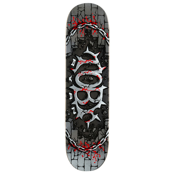 Real Toby Ryan Oval Full SE Skateboard Deck - Silver - 8.06