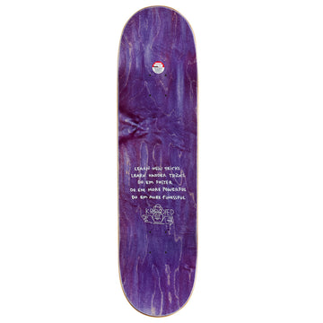 Krooked Gonz Sig Skateboard Deck - Black - 8.50
