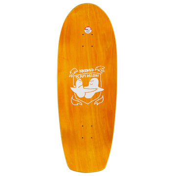 Krooked Wilson Pro Zogger Skateboard Deck - Silver - 10.75