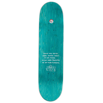 Krooked Team Firebirds Skateboard Deck - Green - 8.12