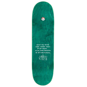Krooked Team Firebirds True Fit Skateboard Deck - Green - 8.50