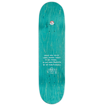 Krooked Team Eyes Skateboard Deck - Black - 8.50