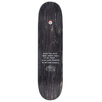 Krooked Easy Rider Moonsmile Skateboard Deck - Maroon - 8.25