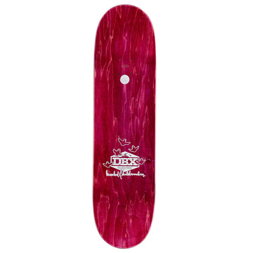 Krooked DBX Team Mermaid Skateboard Deck - Light Blue - 8.38