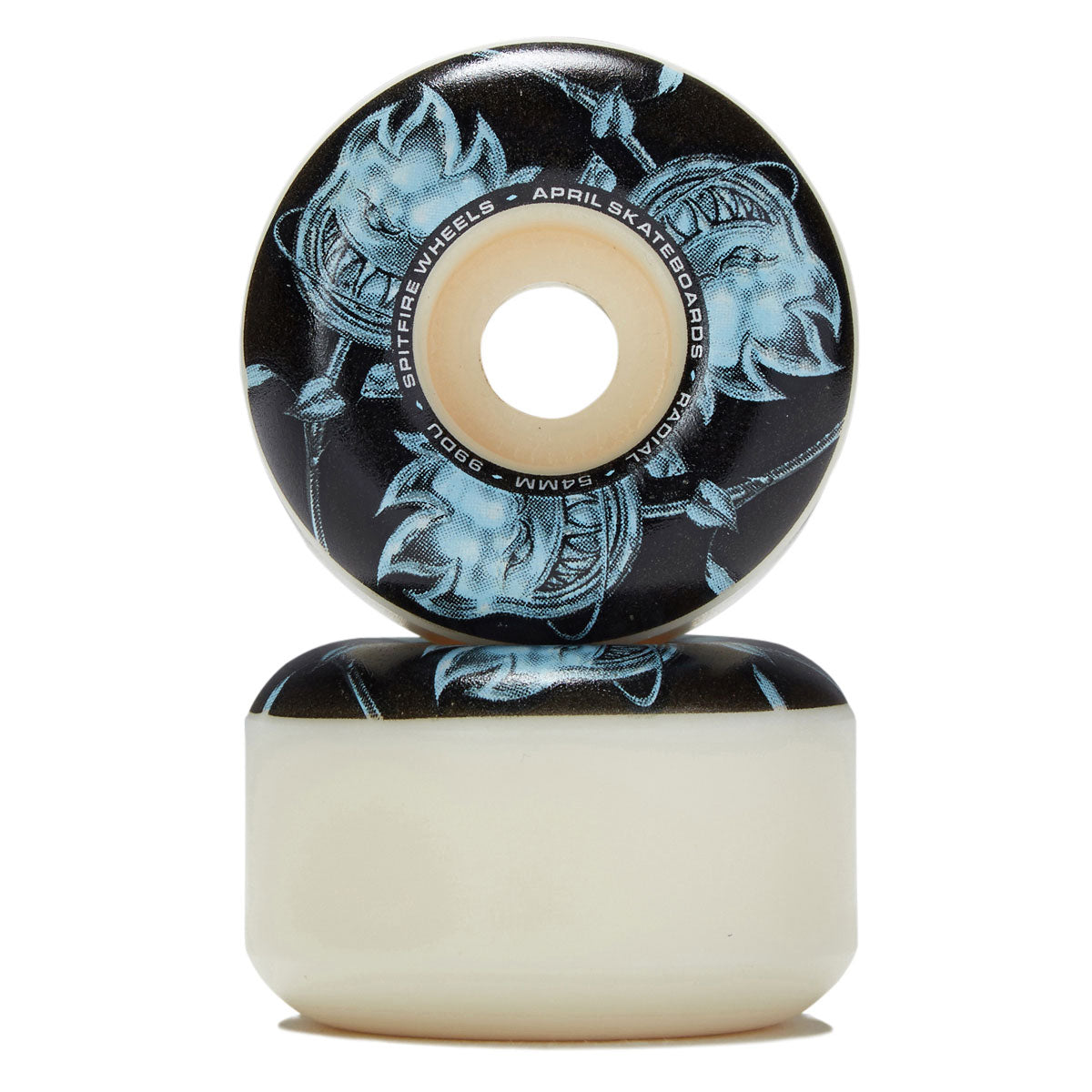 Spitfire x April F4 99d Bighead Rose Radial Skateboard Wheels