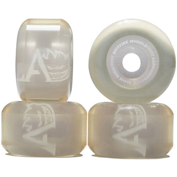 Spitfire x April Sapphire 90d Radial Skateboard Wheels - Clear/Blue - 56mm