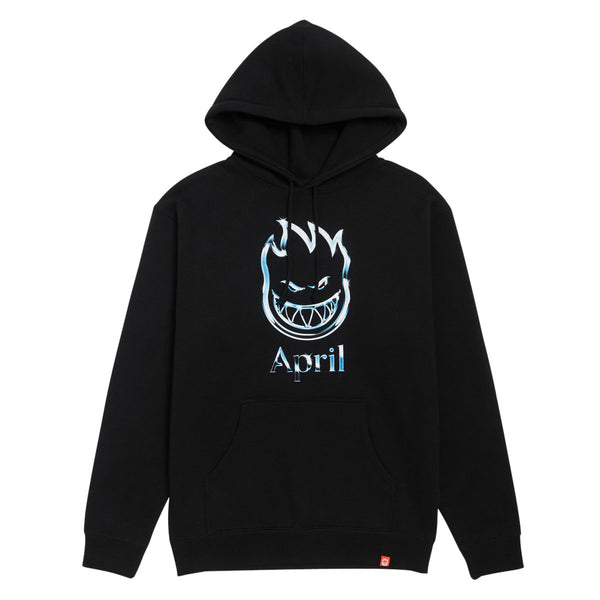 Spitfire x April Chrome Bighead Hoodie - Black – CCS