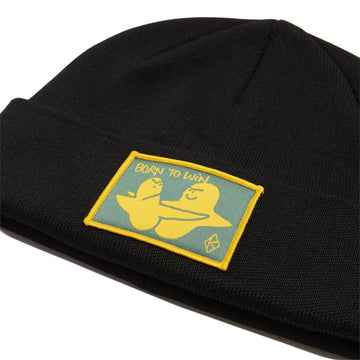 Krooked Born To Win Cuff Beanie - Black