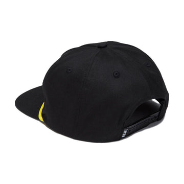 Real Scripted Hat - Black/Yellow