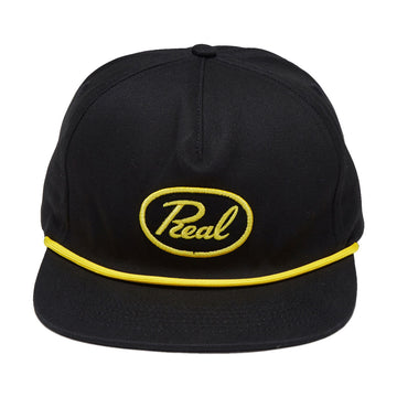 Real Scripted Hat - Black/Yellow