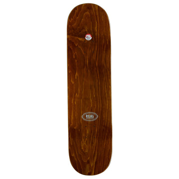 Real Nicole Flames Redux Twin Nose Skateboard Complete - Silver - 8.50