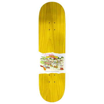 Anti-Hero B.A. Porous Walker Round 3 Skateboard Deck - White - 8.75