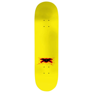 Anti-Hero Grant Caution Skateboard Deck - Yellow - 8.38