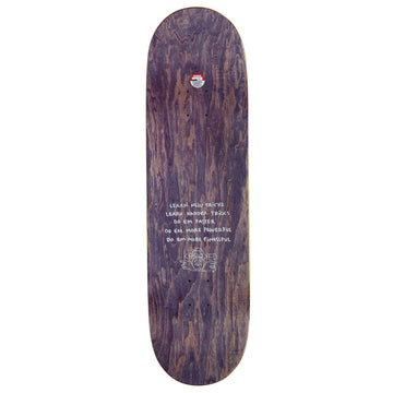 Krooked Gonz Lay Lying Skateboard Deck - Blue - 9.00