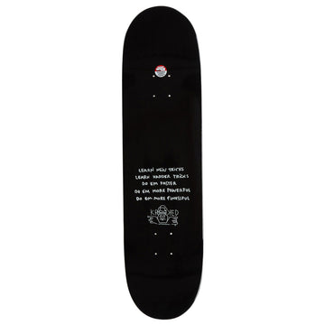 Krooked Narvaez Sculpture Garden Skateboard Deck - Yellow - 8.38