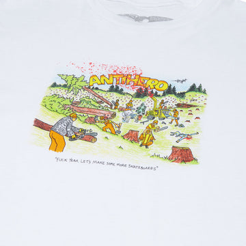 Anti-Hero x Porous Walker Deforestation T-Shirt - White