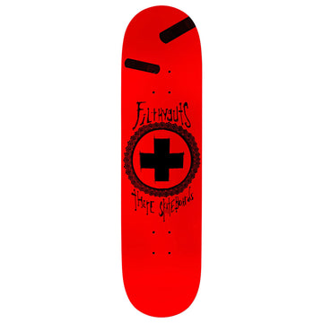 There Kien Filthy Guts Skateboard Deck - Red - 8.38