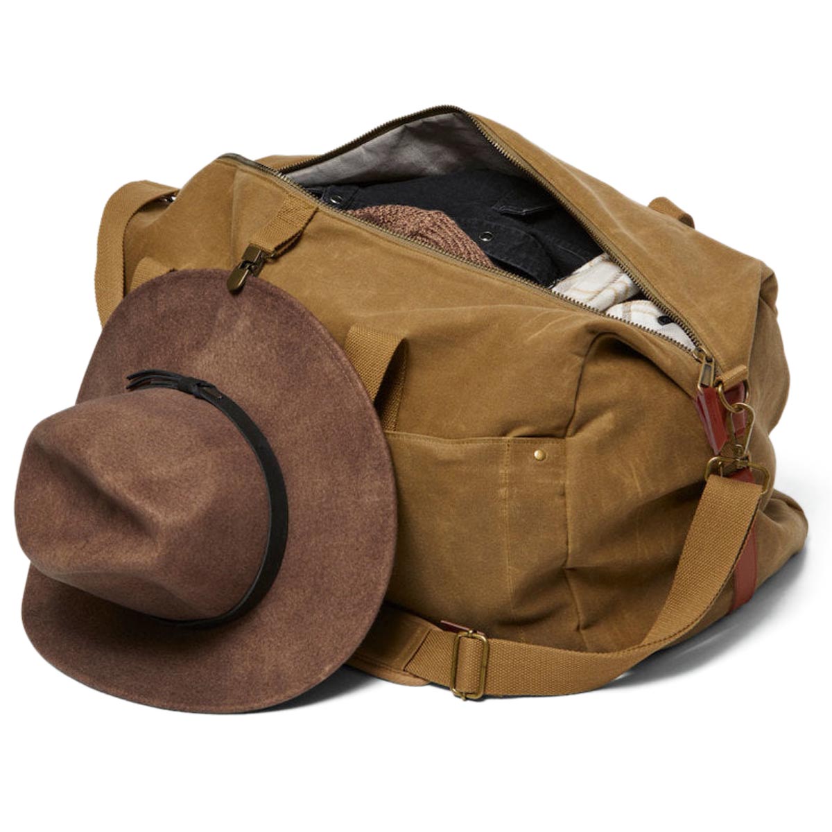 Brixton Traveler XL Weekender Duffle Bag - Olive Brown image 4