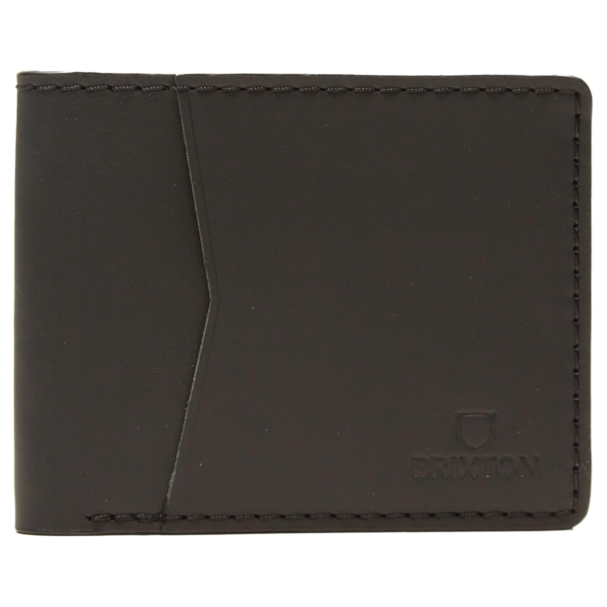 Brixton Traditional Leather Wallet - Black image 1