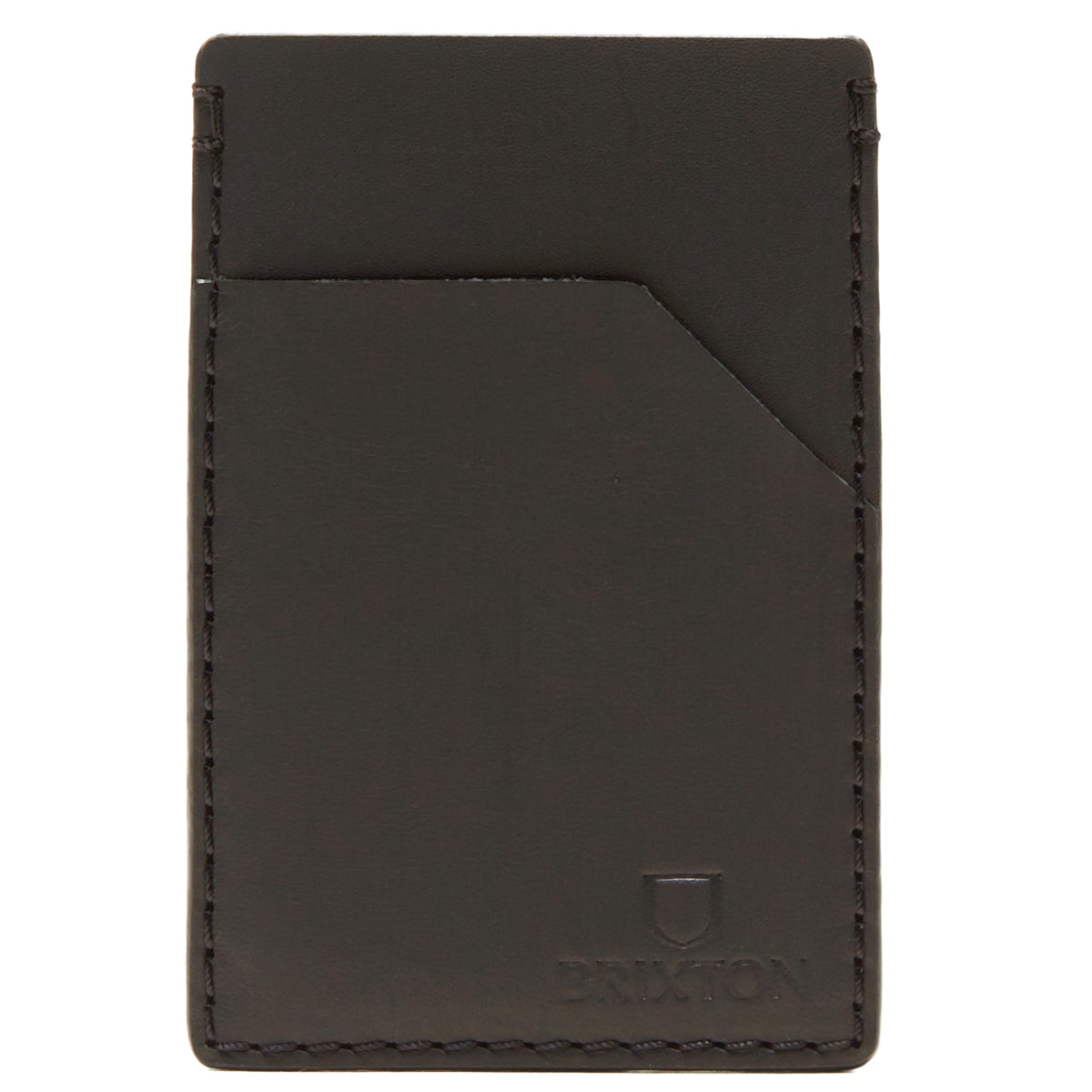Brixton Traditional Card Holder Wallet - Black image 1