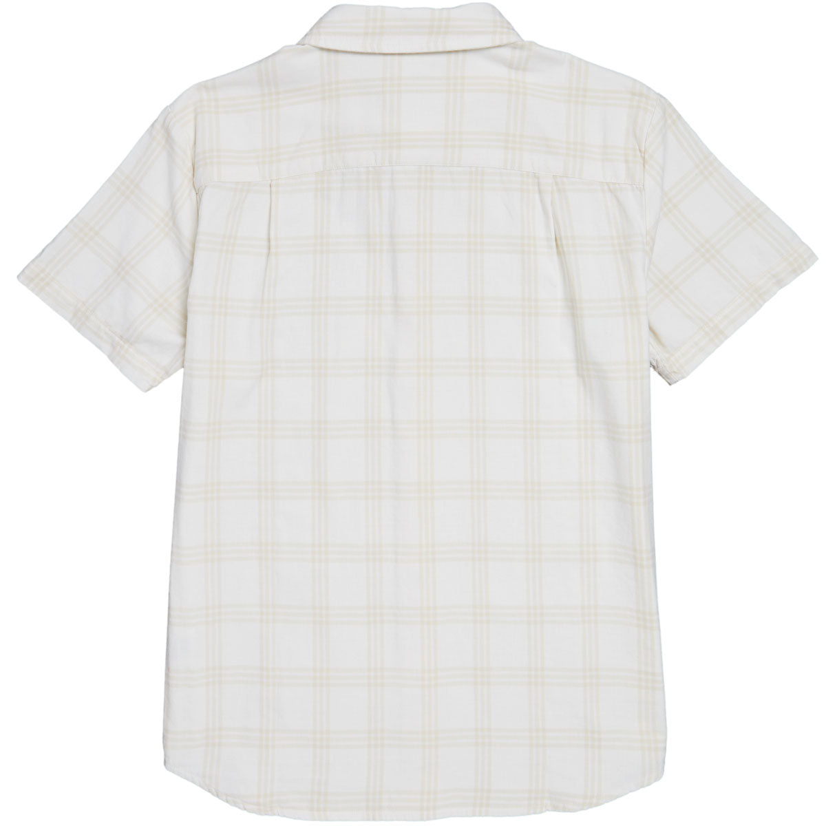 Brixton Crosby Plaid Shirt - Off White/Bison image 2