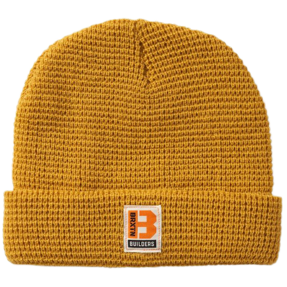 Brixton Builders Waffle Knit Beanie - Bright Gold image 1