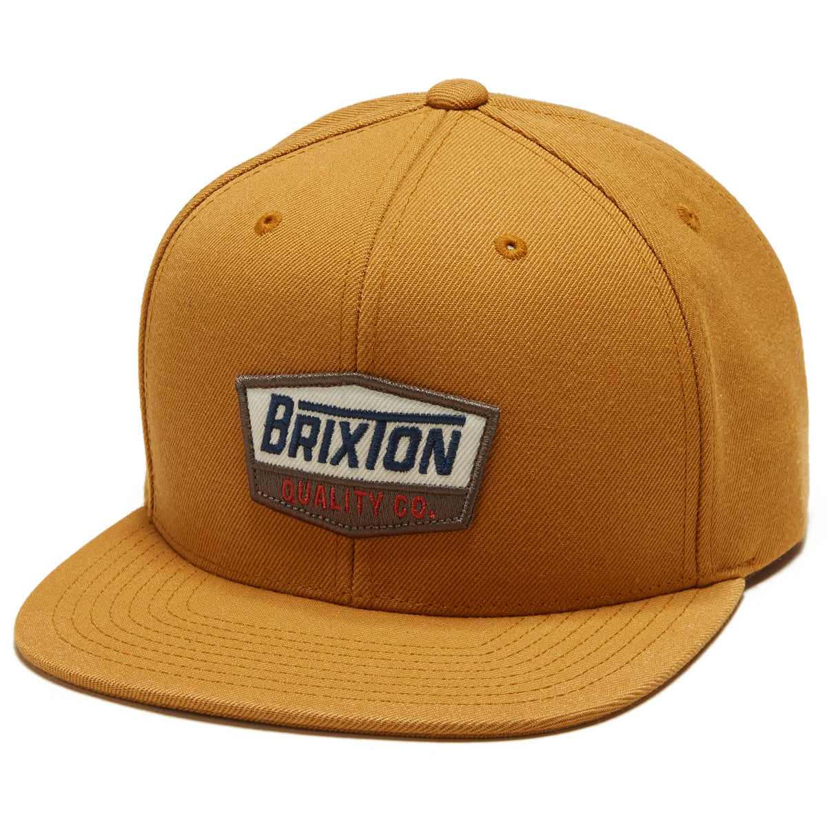 Brixton Regal Mp Snapback Hat - Golden Brown image 1
