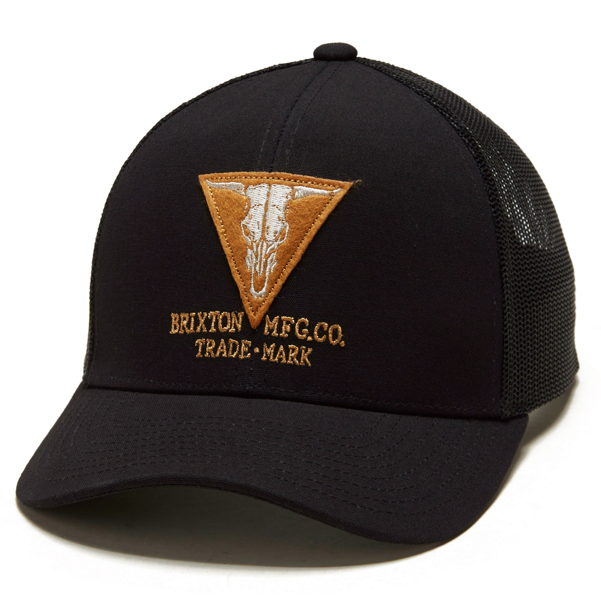 Brixton Gunston Netplus Mp Trucker Hat - Black/Black image 1