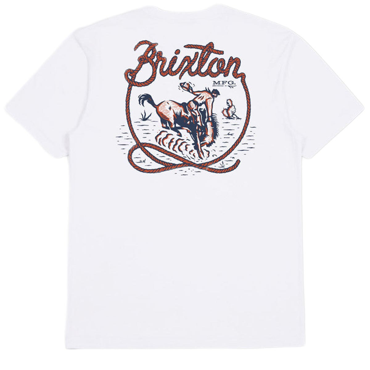 Brixton Omaha T-Shirt - White image 1